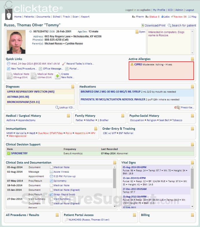 Clicktate Small Screenshot 1